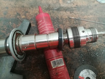 濃度計主軸磨損機加工修復