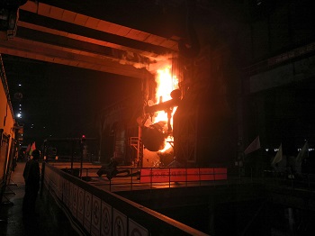 煉鋼轉(zhuǎn)爐主軸磨損索雷技術(shù)三十小時