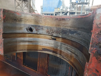 索雷技術(shù)在線修復(fù)重齒減速機軸承室