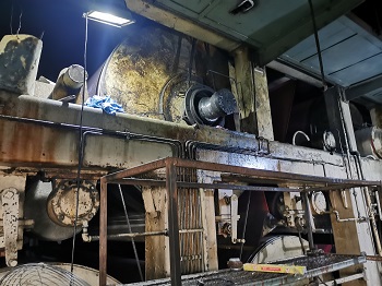 烘缸錐度軸軸頸磨損修復