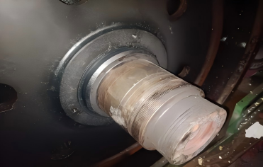 用這種技術修復烘缸軸頭磨損確實好