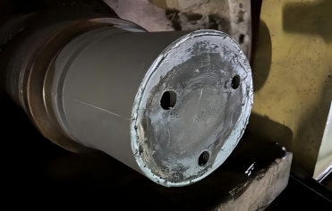 無需大拆大卸，在線解決烘缸軸頭修